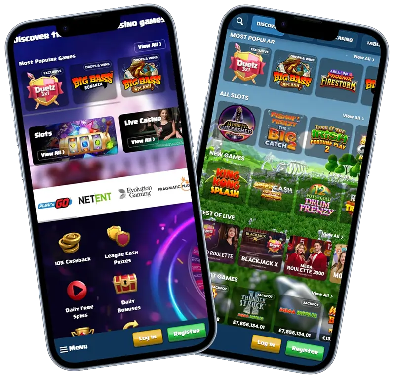 Duelz Casino mobile gaming